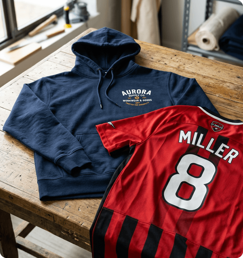 Abbigliamento personalizzato lavoro sport