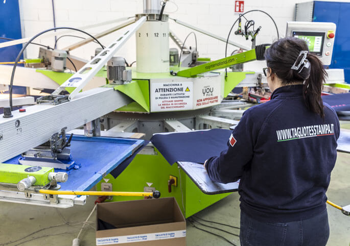 Serigrafia su tessuto