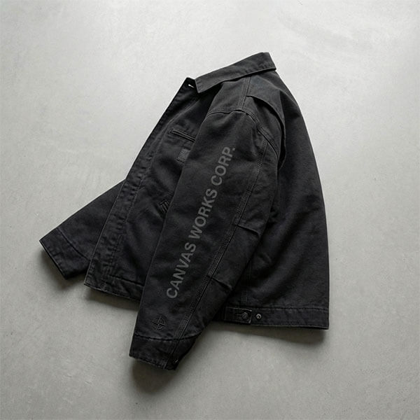 giacca lavoro-personalizzata con testo