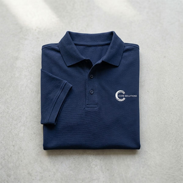 polo aziendale ricamo logo